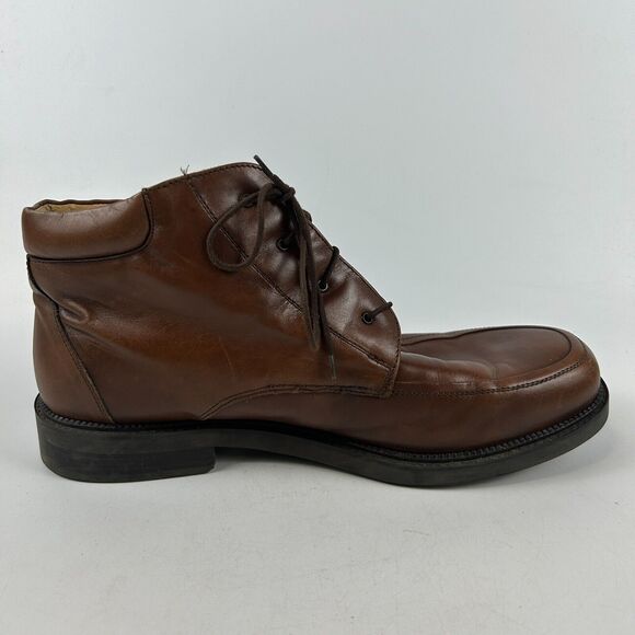 Bostonian Strada Made in‎ Italy Brown Lace Up Boots Size 13 Men\'s Leather main image 11